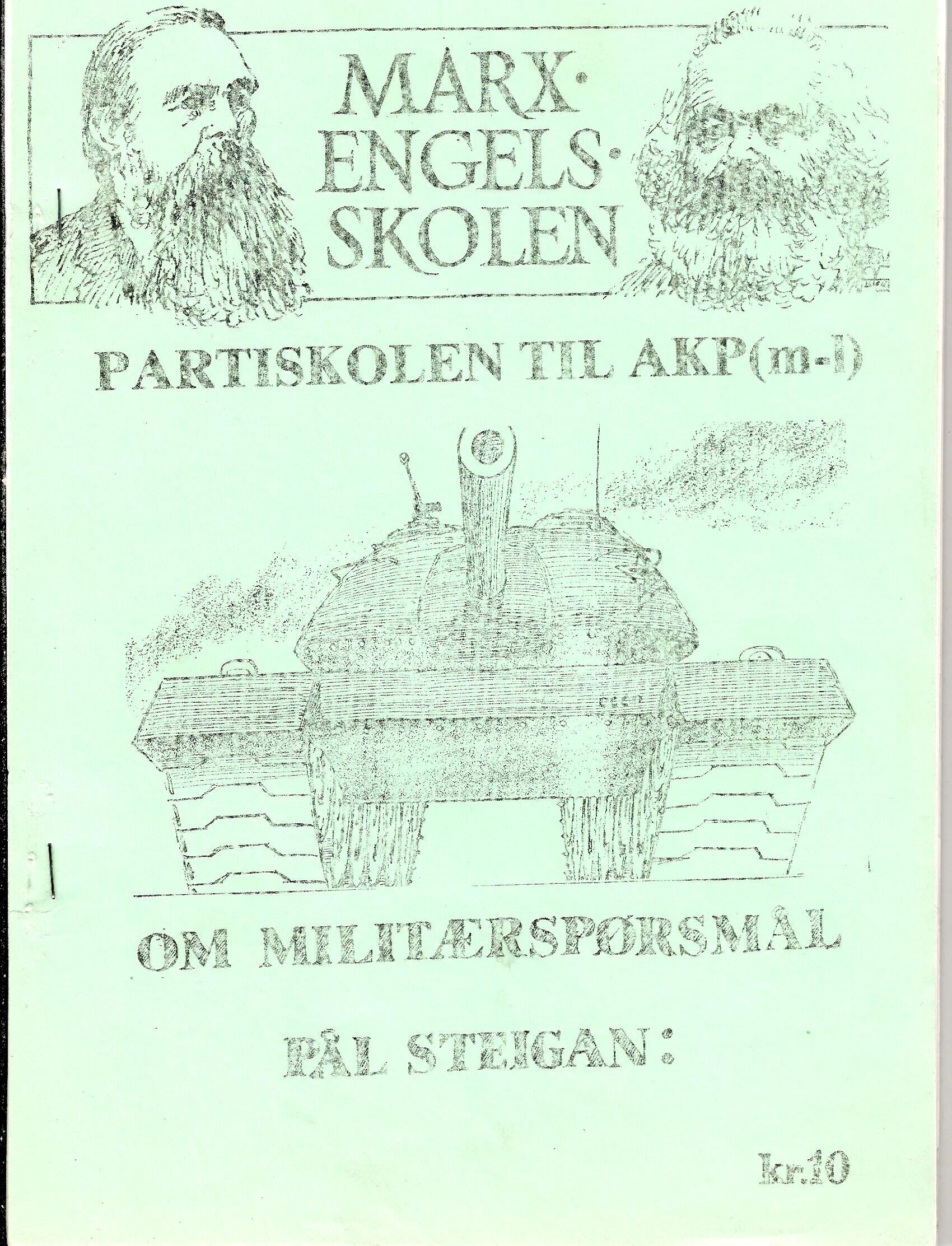 Om militærspørsmål