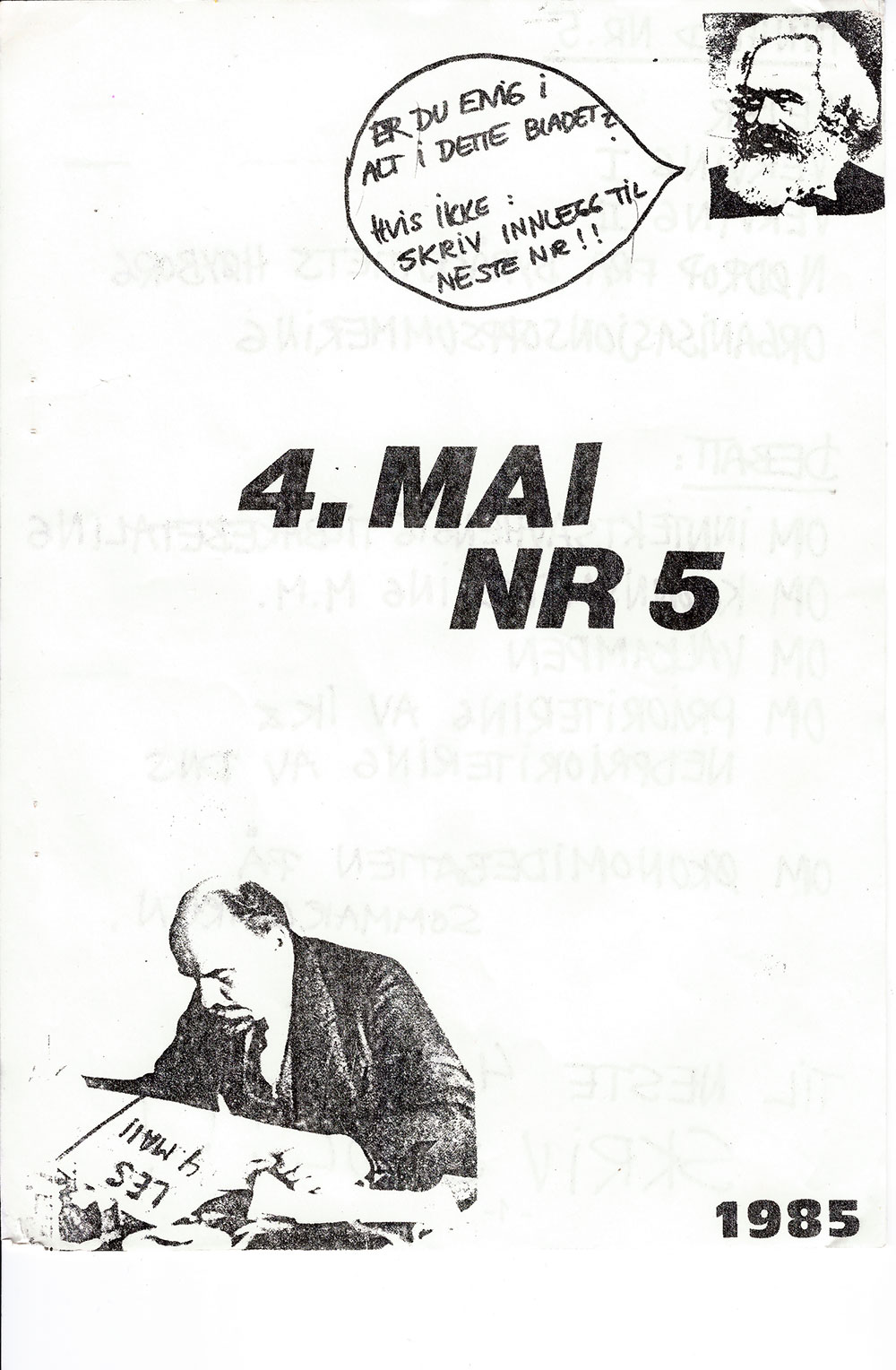 4. mai nr. 5, 1985