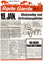 Røde Garde nr 1, 1972