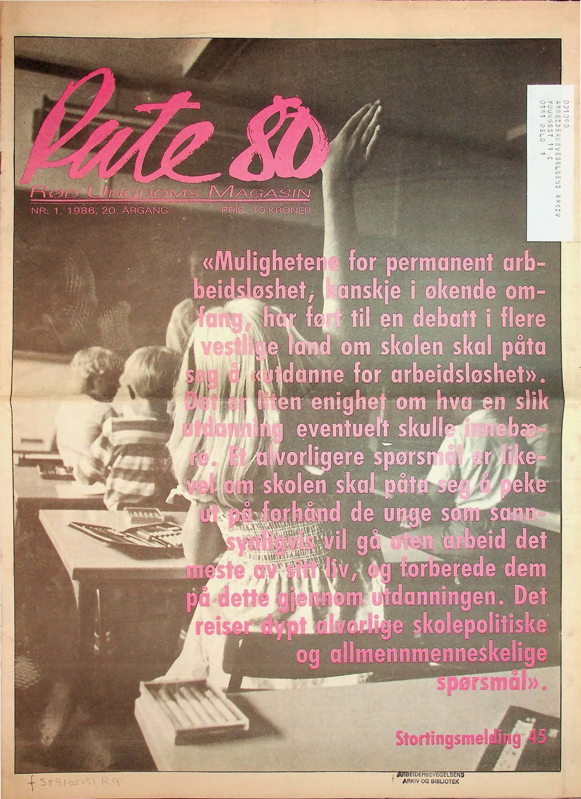 Rute 80 nr. 1, 1986